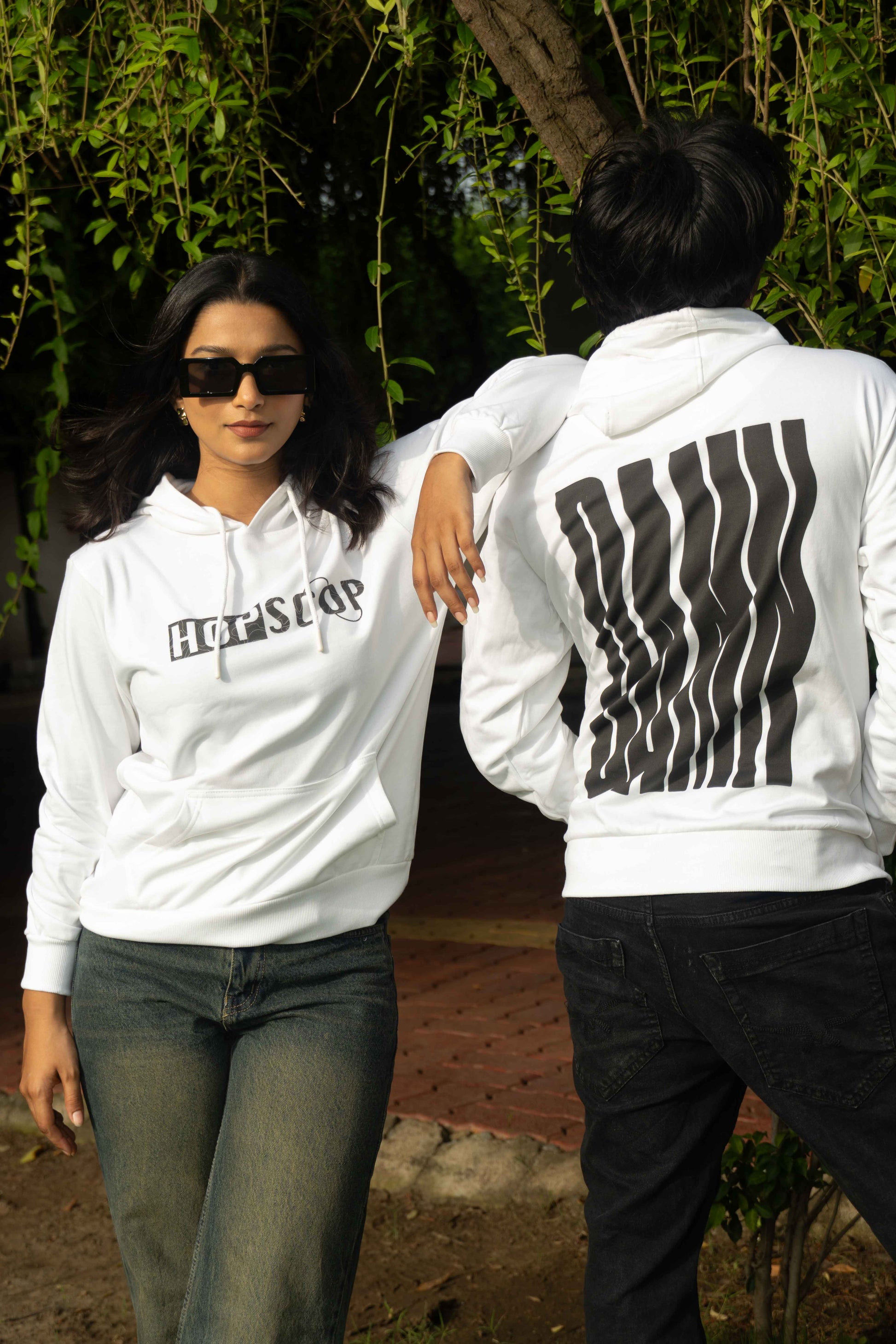 HOPSCOP White DAMN Hoodie