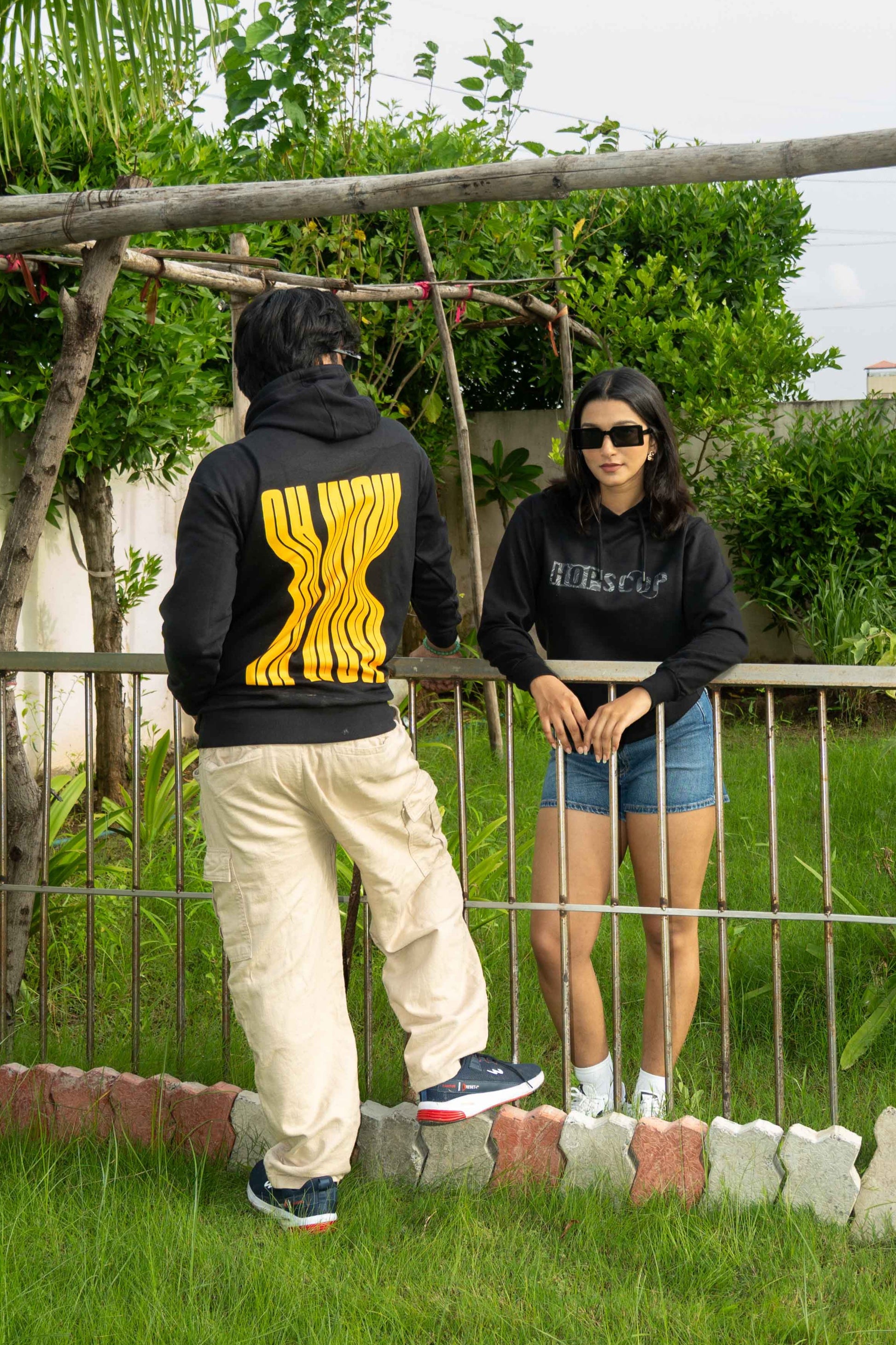 HOPSCOP Black OH WOW Hoodie