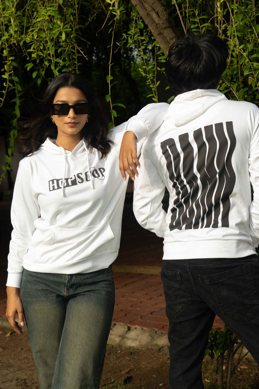 HOPSCOP White DAMN Hoodie