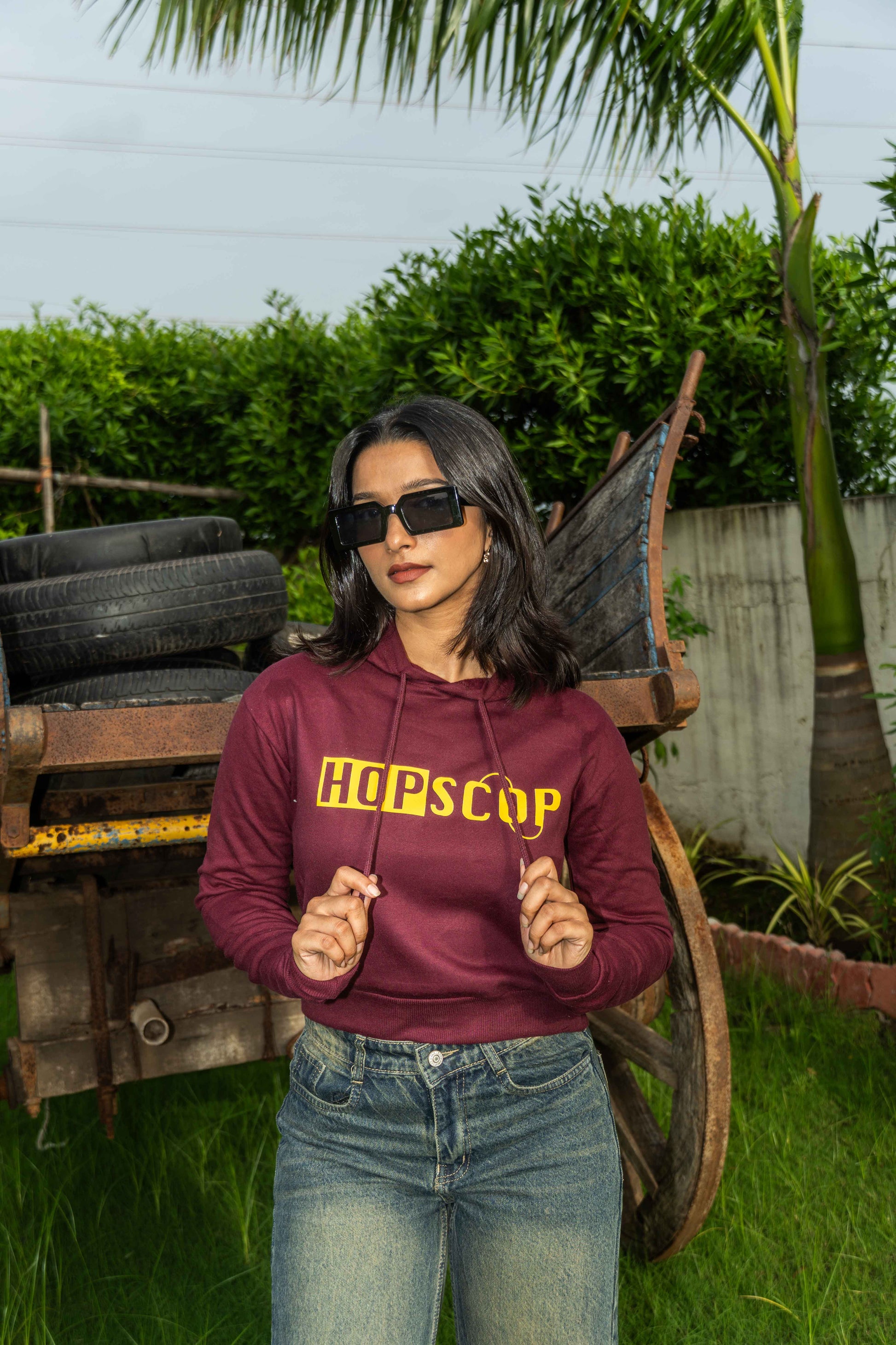 Retro Garden Bloom Hoodie