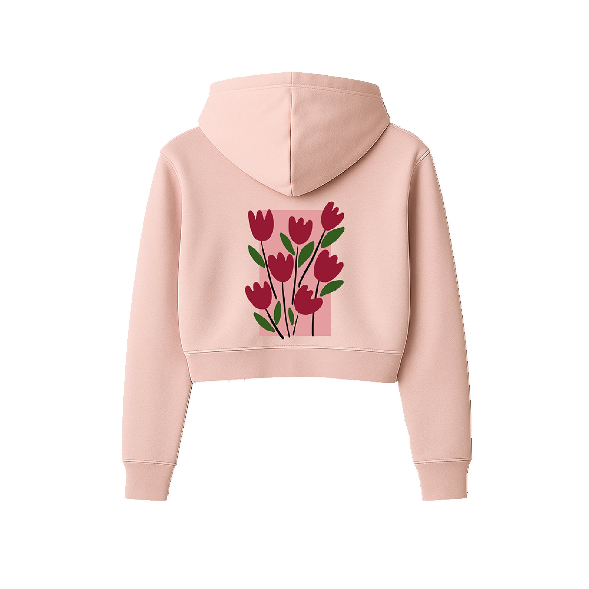 Butterfly Reef Crop Hoodie
