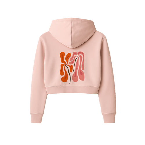 Blush Tulip Script Hoodie
