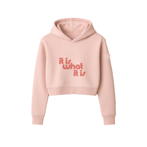 Blush Tulip Script Hoodie